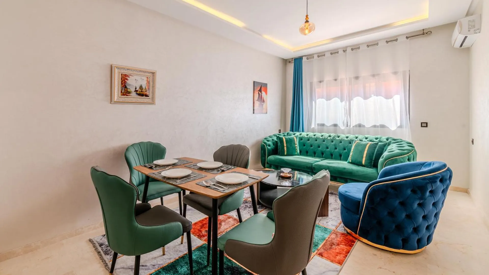 Modern Apartment Pres M-Avenue With Balcony, Pool & Parking Marrakesh